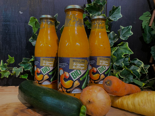 Mouliné de légumes du potager