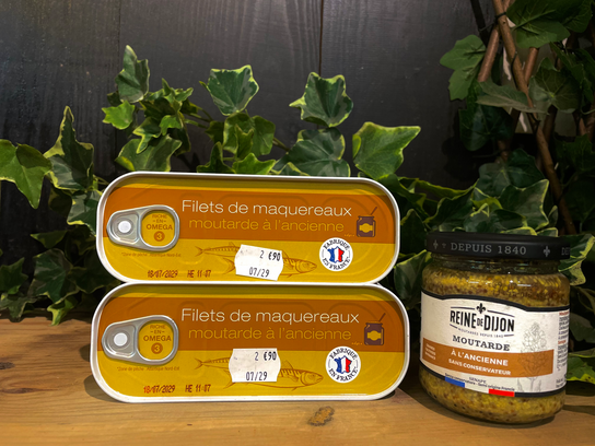 Filets de maquereaux moutarde à l’ancienne