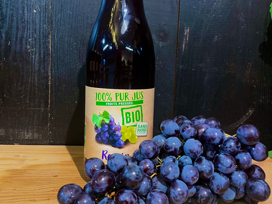 Jus de raisin bio