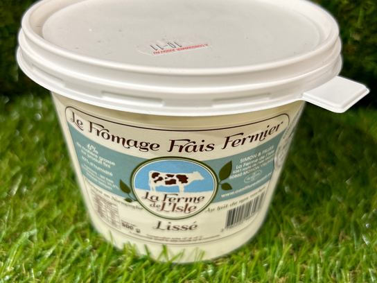 Fromage blanc nature lissé 500g