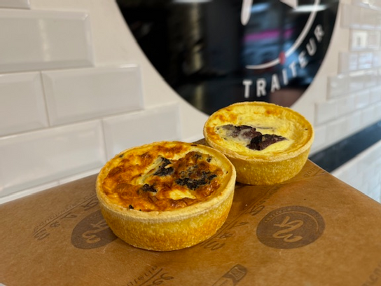 Quiche au boudin & pomme