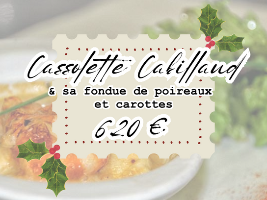 Cassolette Cabillaud