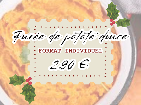 Purée de patates douces