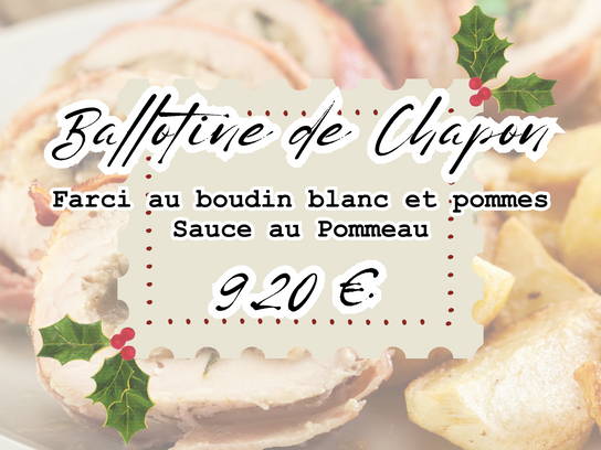 Ballotine de Chapon farci
