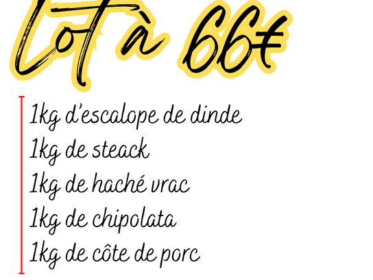 Lot à 66€
