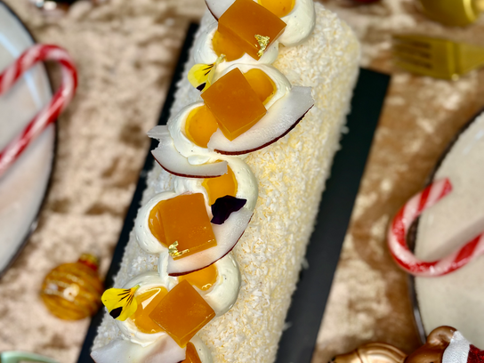 Bûche Tourbillon Mangue