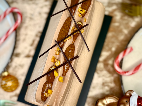 Bûche Crépuscule Caramel