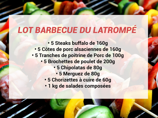 Lot barbecue du Latrompé - Viande de France