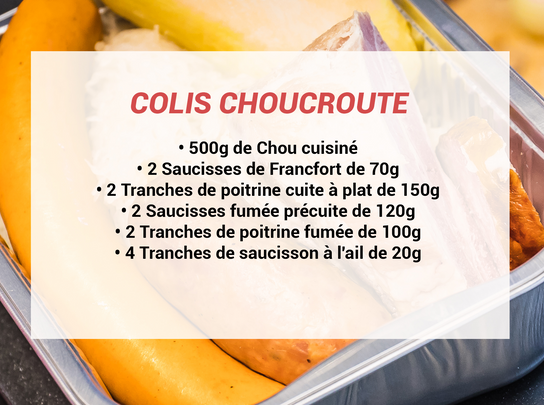 Colis choucroute - Viande de France