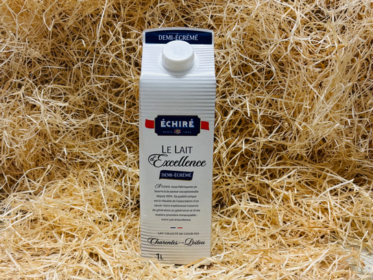 Lait demi-écrémé 1L