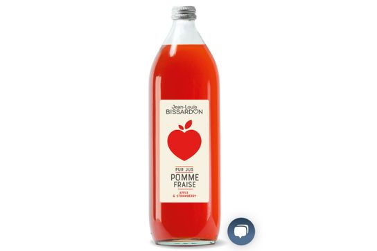 Pur jus de pomme fraise 1l