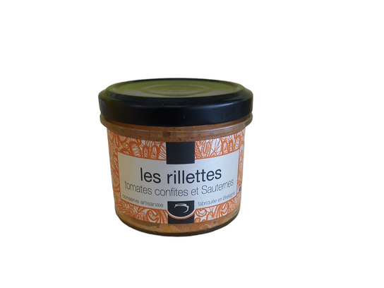 Rillettes tomates confites et sauterne