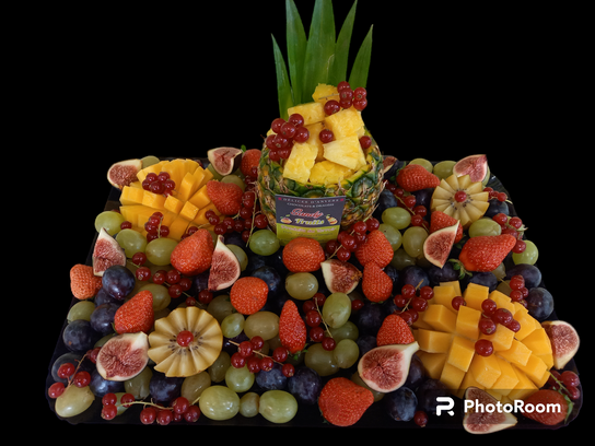 Plateau fruits découpés