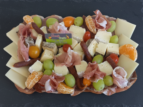 Plateau dinatoire - Mini 2 pers. - Fromage & Charcuterie