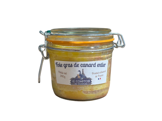 Foie gras de canard entier en conserve- 340g