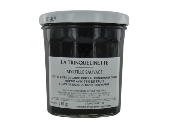 Confiture de Myrtille Sauvage  "La Trinquelinette"