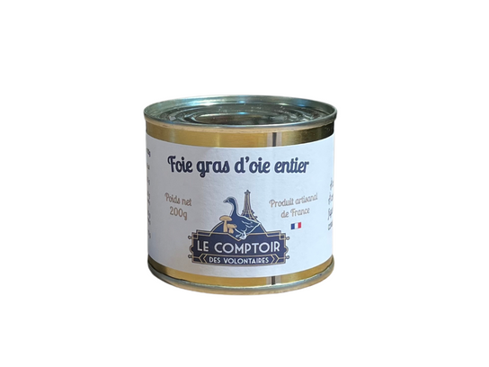 Foie gras d'oie entier en conserve - 200g