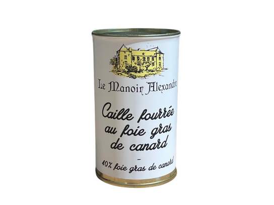 Caille fourrée au foie gras de canard - 190g