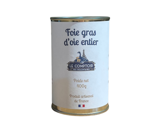 Foie gras d'oie entier en conserve - 400g