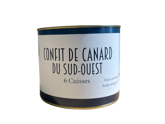 Cuisses de canard confites - 6 cuisses - 2kg