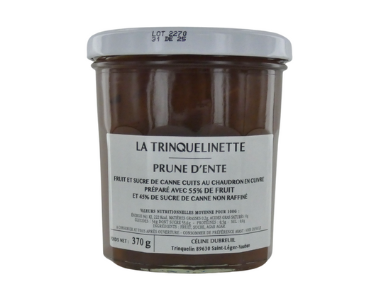 Confiture de Prune d'Ente "La Trinquelinette"