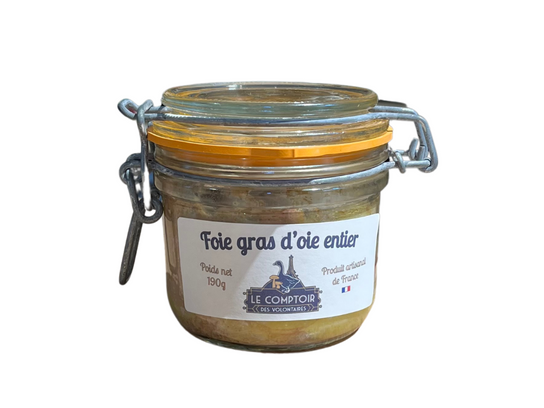 Foie gras d'oie entier en conserve - 190g