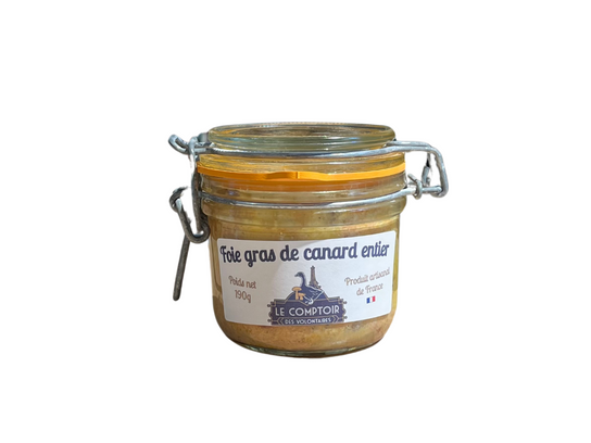 Foie gras de canard entier en conserve- 190g