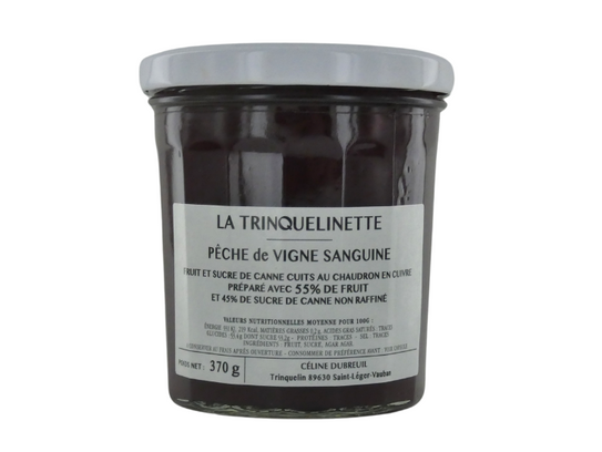 Confiture de Pêche de Vigne"La Trinquelinette"