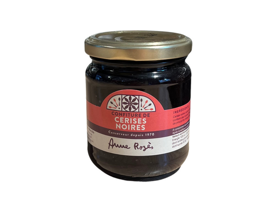 Confiture de cerises noires - 250g