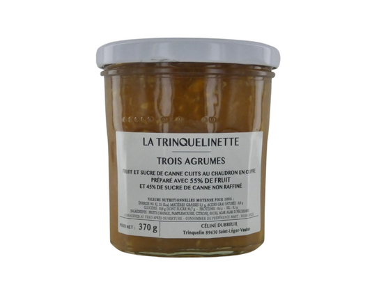 Confiture trois agrumes - 370g