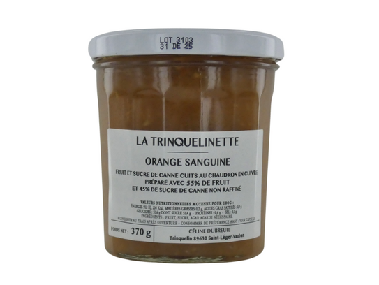 Confiture d'Orange Sanguine "La Trinquelinette"