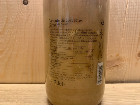 Velouté de crevettes façon Thaï