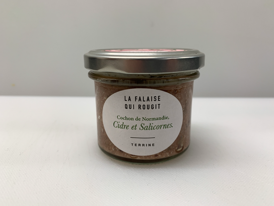 Terrine de cochon, cidre et salicornes