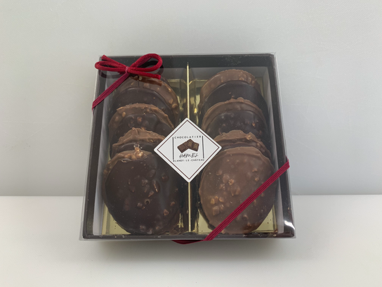 Tuiles au chocolat et amandes