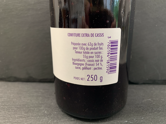 Confiture de cassis