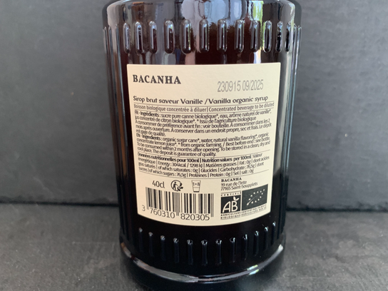 Sirop de vanille