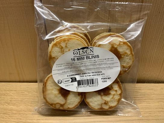 Mini blinis x16