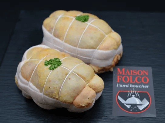 Cuisse de poulet farcie