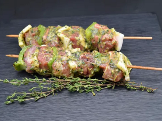 Brochette d'agneau marinée Provençale