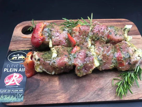 Brochette de porc provençale
