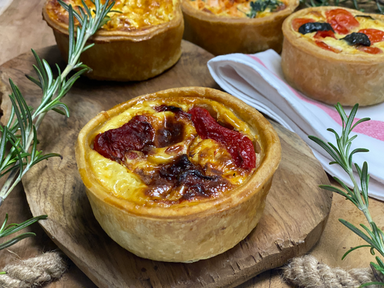 Quiche chorizo poivrons