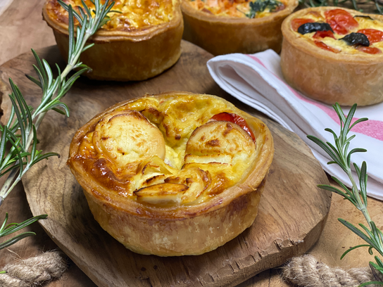 Quiche tomate chèvre
