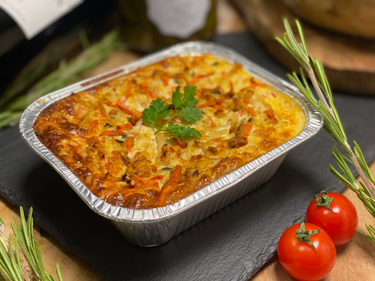 Gratin de carottes et courgettes