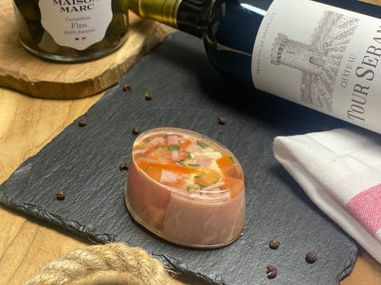 Œuf mollet au jambon