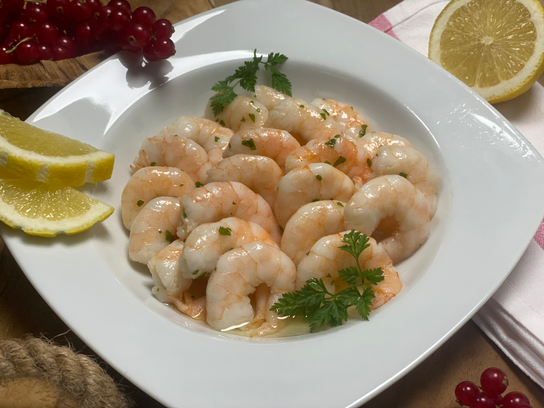 Gambas au citron