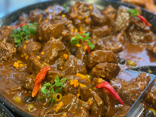 Sauté de veau aux olives