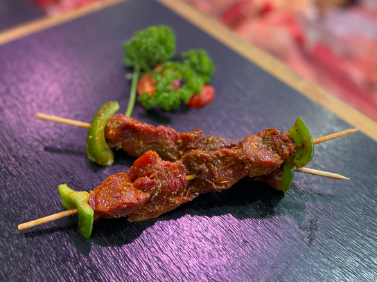 Brochette de bœuf tex mex