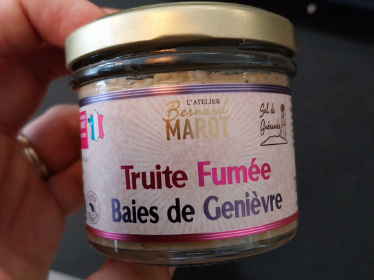 Tartinable truite fumée baies de Genièvre