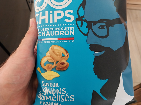 Chips oignons caramélisés