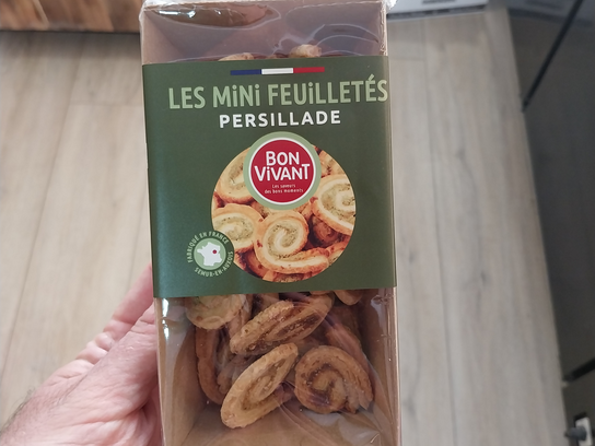 Les mini feuilletés persillade